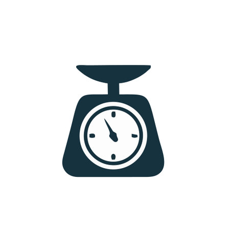 Scales icon. Kitchen scale symbol. Flat design style eps 10のイラスト素材