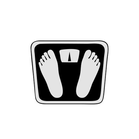 Illustration Vector Graphic of Bathroom Scale Icon. Perfect to use for Technology Companyのイラスト素材