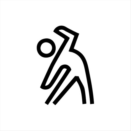 Running man icon. Simple illustration of running man vector icon for webのイラスト素材