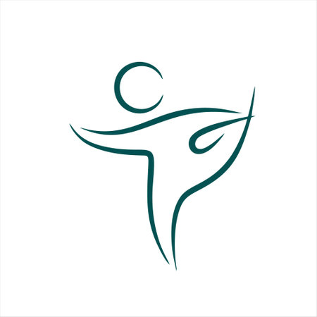 Healthy Life Logo Design Vector Template. Fitness Logo Design Vector Templateのイラスト素材