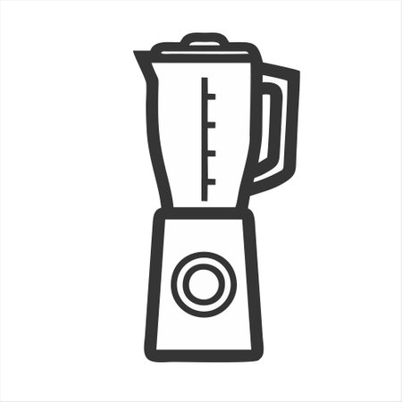 Blender icon. Kitchen appliances. Vector illustration in flat style.のイラスト素材