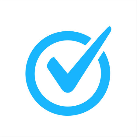 check mark icon vector. check mark icon vector. check mark icon vectorのイラスト素材