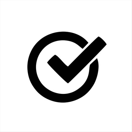 Check mark icon vector. Check mark icon vector. Check mark icon vectorのイラスト素材