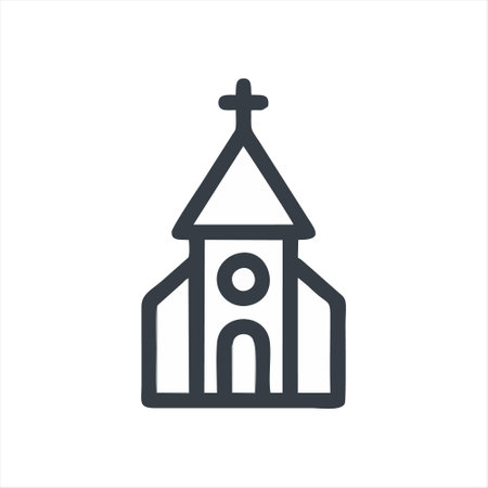 church icon vector. Church icon vector. Church icon vector. Church icon isolated on white background. Church icon vectorのイラスト素材