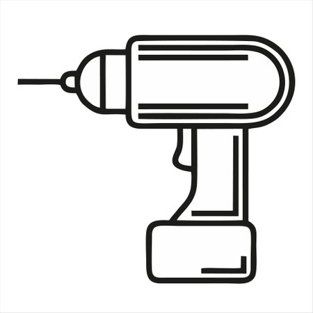 Drill icon. Drill vector icon. Drill vector icon. Drill iconのイラスト素材