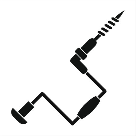 Screwdriver icon on white background. Repair tool. Vector illustration.のイラスト素材