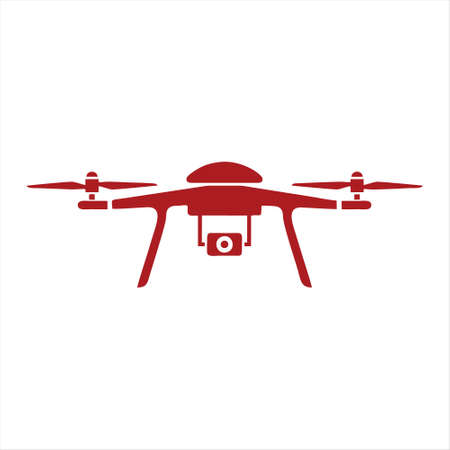 Drone logo. Aerial photography Drone Camera. Drone icon. Drone Vector. Drone illustration. Drone logo vector. Drone Sign. Drone symbol. Drone vector logo.のイラスト素材