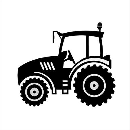 tractor icon isolated on white background from smart farm collection. tractor symbol for logo, web, app, UI. tractor icon simple sign.のイラスト素材