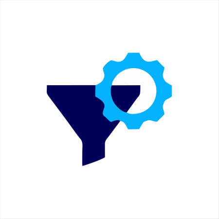 funnel icon isolated on white background from web essentials collection. funnel icon thin line outline linear funnel symbol for logo, web, app, UI. funnel iconのイラスト素材