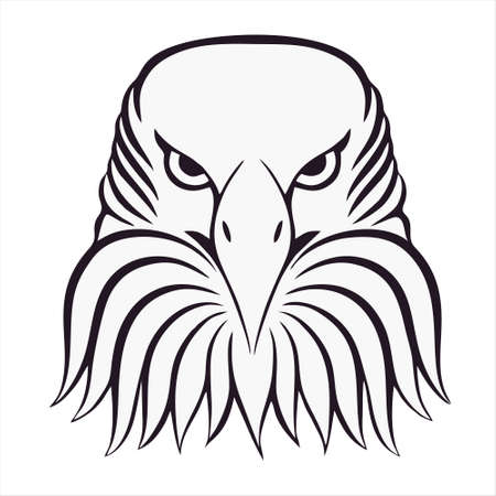 Eagle Design Vector, Luxury Eagle, Eagle Icon Picture, Eagle Icon Vector, Eagle Falcon, Eagle Logo white shield, Head Eagle logo Design, Eagle Falcon Vectorのイラスト素材