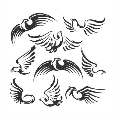 Eagle Design Vector, Luxury Eagle, Eagle Icon Picture, Eagle Icon Vector, Eagle Falcon, Eagle Logo white shield, Head Eagle logo Design, Eagle Falcon Vectorのイラスト素材