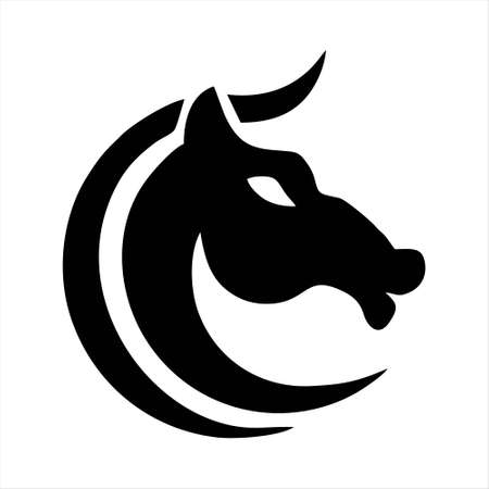 Horse head Vector. Horse icon. Horse symbol. Horse Logo. Horse Logo EPS 10. Horse emblem. Horse badge. Horse head vector illustration isolated on white background.のイラスト素材