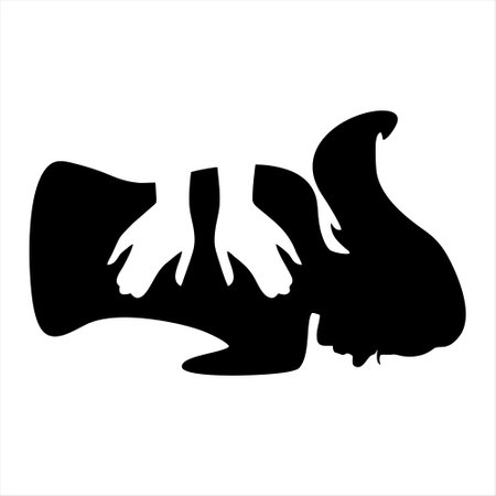 Massage session icon isolated on white background. Massage session icon in trendy design style for web site and mobile app. Massage session vector icon modern and simple symbol.のイラスト素材