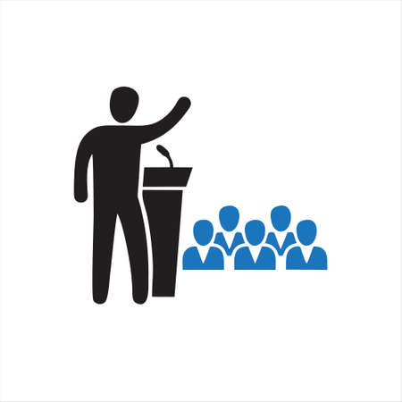 podium icon isolated on white background from business and management collection. podium icon trendy and modern podium symbol for logo, web, app, UI.のイラスト素材