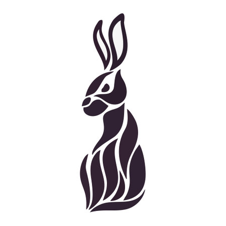 rabbit icon isolated on white background from pet shop collection. rabbit icon thin line outline linear rabbit symbol for logo, web, app, UI. rabbit iconのイラスト素材