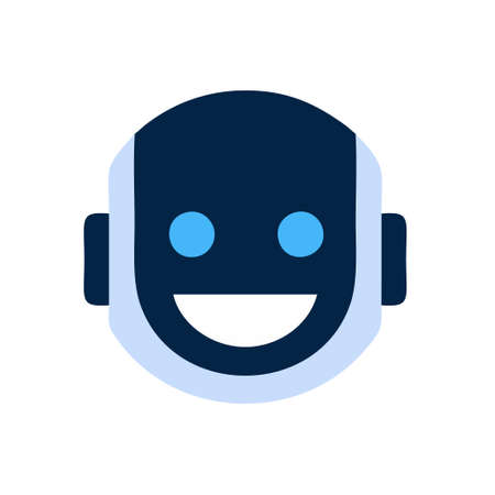 robot icon isolated on white background from futuristic technology collection. robot icon trendy and modern robot symbol for logo, web, app, UI. robot icon simple sign.のイラスト素材