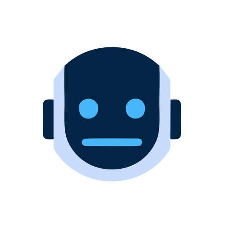 robot icon isolated on white background from futuristic technology collection. robot icon trendy and modern robot symbol for logo, web, app, UI. robot icon simple sign.のイラスト素材