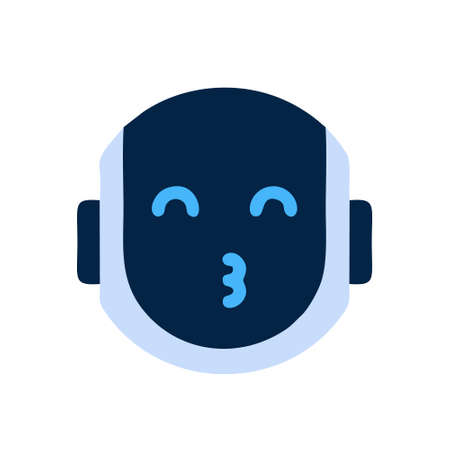 robot icon isolated on white background from futuristic technology collection. robot icon trendy and modern robot symbol for logo, web, app, UI. robot icon simple sign.のイラスト素材