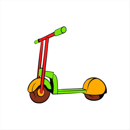 scooter icon isolated on white background from italy collection. scooter icon thin line outline linear scooter symbol for logoのイラスト素材
