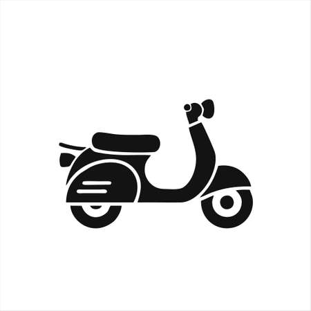 scooter icon isolated on white background from italy collection. scooter icon thin line outline linear scooter symbol for logoのイラスト素材