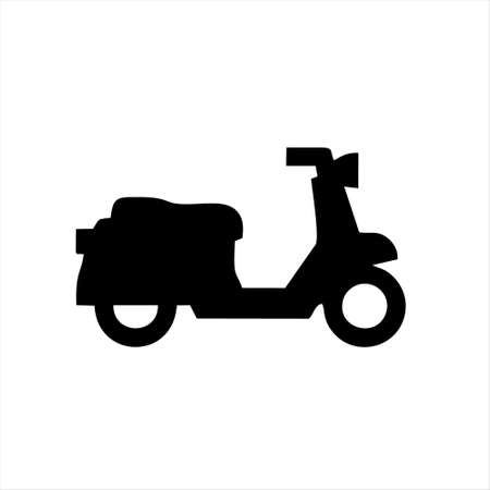 scooter icon isolated on white background from italy collection. scooter icon thin line outline linear scooter symbol for logoのイラスト素材