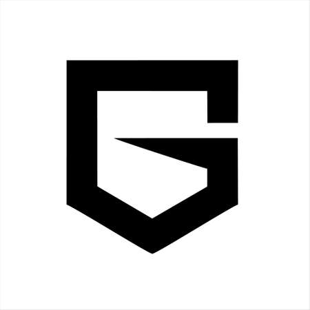 Shield, guard icon vector, shield linear logo illustration, Shield Line Icon in trendy style, Shield icon vector, Safe and protect logo design iconのイラスト素材