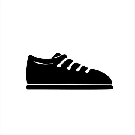 Shoe side view icon isolated on white background from fashion collection. Shoe side view icon trendy and modern Shoe side view symbol for logo, web, app, UI. Shoe side view icon simple sign.のイラスト素材