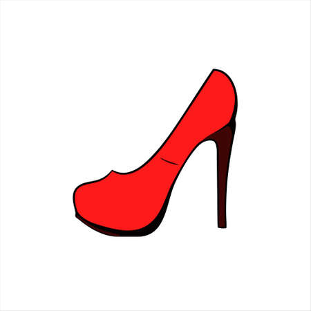 women shoes icon isolated on white background from mothers day collection. women shoes icon trendy and modern women shoes symbol for logo, web, app, UI. women shoes icon simple sign.のイラスト素材