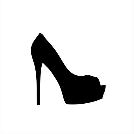 women shoes icon isolated on white background from mothers day collection. women shoes icon trendy and modern women shoes symbol for logo, web, app, UI. women shoes icon simple sign.のイラスト素材