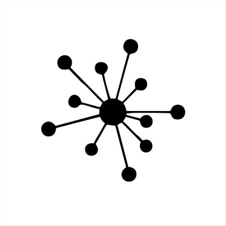 Social network icon isolated on white background from blogger and influencer collection. Social network icon trendy and modern Social network symbol for logo, web, app, UI.のイラスト素材