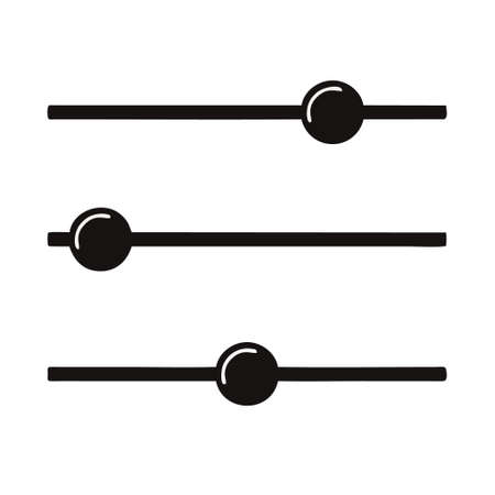 sound mixer icon isolated on white background from music collection. sound mixer icon trendy and modern sound mixer symbol for logo, web, app, UI. sound mixer icon simple sign.のイラスト素材