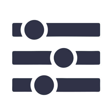 sound mixer icon isolated on white background from music collection. sound mixer icon trendy and modern sound mixer symbol for logo, web, app, UI. sound mixer icon simple sign.のイラスト素材