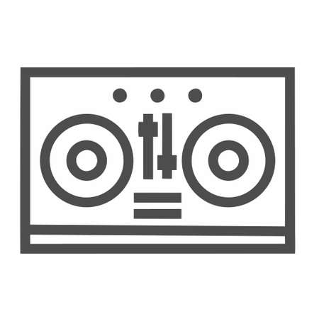 sound mixer icon isolated on white background from music collection. sound mixer icon trendy and modern sound mixer symbol for logo, web, app, UI. sound mixer icon simple sign.のイラスト素材