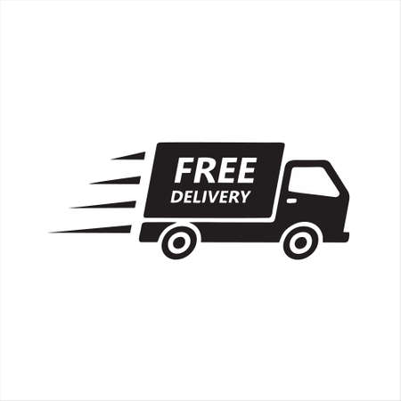 delivery icon isolated on white background from shopping and ecomerce collection. delivery icon trendy and modern delivery symbol for logo, web, app, UI. delivery icon simple sign.のイラスト素材