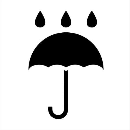 umbrella icon isolated on white background from spring collection. umbrella icon trendy and modern umbrella symbol for logo, web, app, UI. umbrella icon simple sign.のイラスト素材