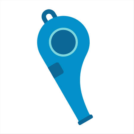 whistle icon isolated on white background from sports collection. whistle icon trendy and modern whistle symbol for logo, web, app, UI. whistle icon simple sign.のイラスト素材