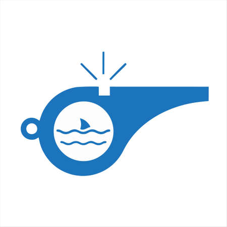 whistle icon isolated on white background from sports collection. whistle icon trendy and modern whistle symbol for logo, web, app, UI. whistle icon simple sign.のイラスト素材