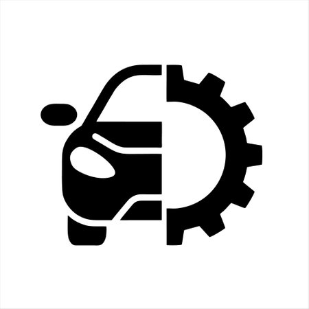 Car service icon, Auto repair service vector illustration. Auto mechanic service.のイラスト素材