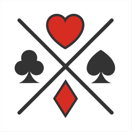playing card icon, vector illustration. Flat design style, EPS 10のイラスト素材