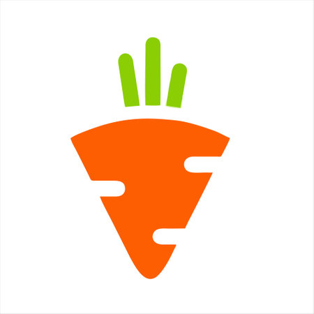 Carrot icon. Vegetable sign. Graph symbol for cooking web site and apps design, logo, app, UIのイラスト素材