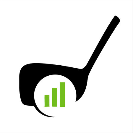 Golf club icon. Vector illustration. Golf club icon. Golf club iconのイラスト素材