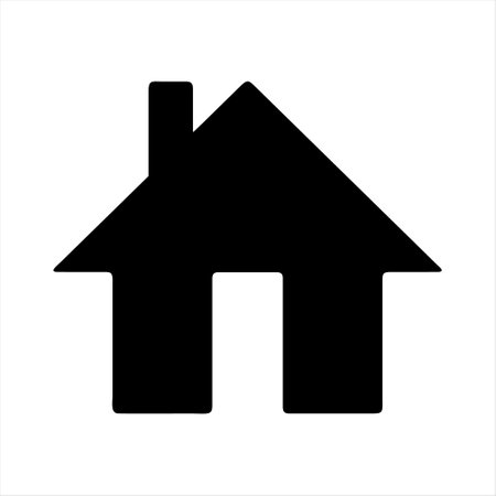 house icon on white background. house vector icon. home icon.のイラスト素材