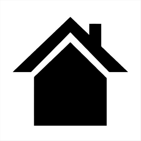 House icon vector. Home symbol for your web site design, logo, app, UI.のイラスト素材