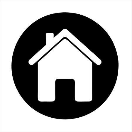 house icon on the white background. Vector illustration. Eps 10.のイラスト素材