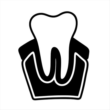 tooth icon, tooth icon vector, tooth icon, tooth iconのイラスト素材
