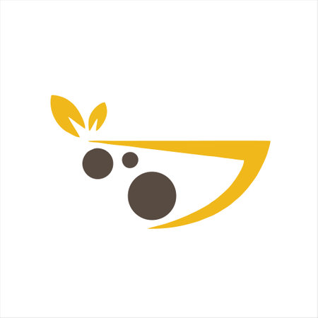 Olive logo design vector template. Creative olive logo design concept.のイラスト素材