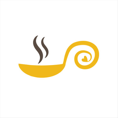 Soup icon vector design template. Suitable for restaurant, cafe, bar, hotel, restaurant, etc.のイラスト素材