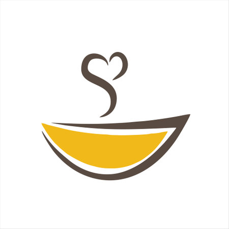 Coffee cup logo design vector graphic symbol icon illustration creative ideaのイラスト素材