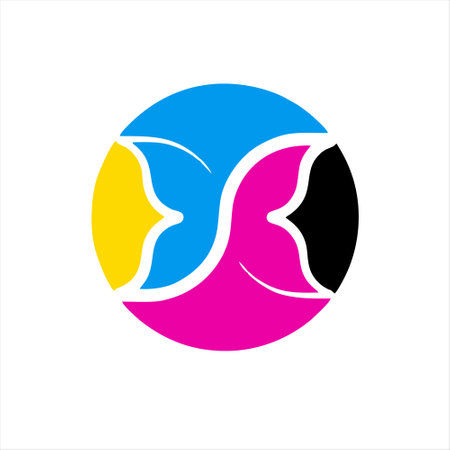 Colorful Bird logo design vector template. Abstract Bird logo design.のイラスト素材