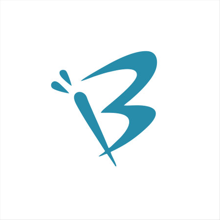 Initial letter b logo or b logo vector design template. Creative abstract letter b logo design.のイラスト素材